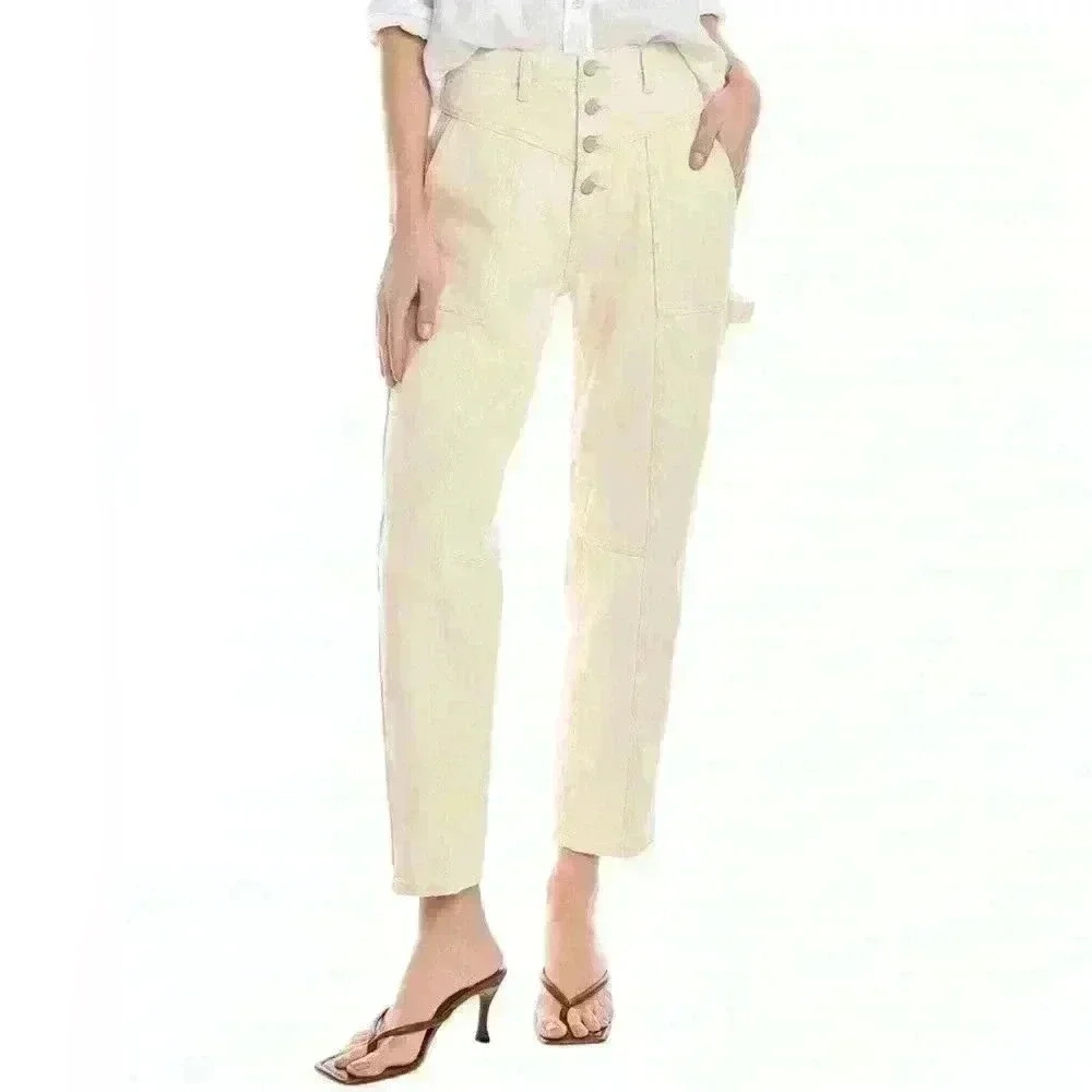 Anthropologie Blank NYC The Baxter in Natural Pant Size 25 NWT